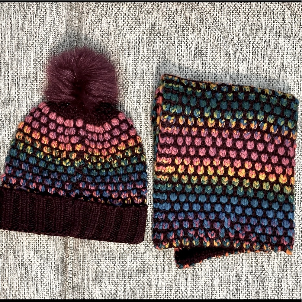 Beanie and scarf set
